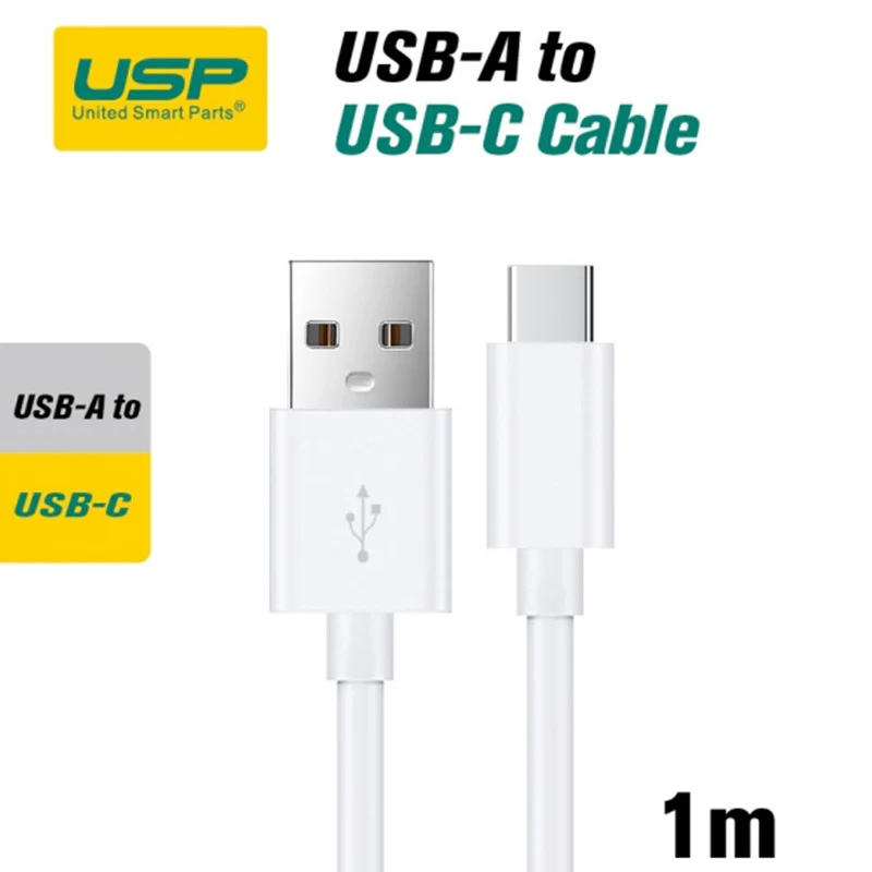 USB-A to USB-C Cable 1M
