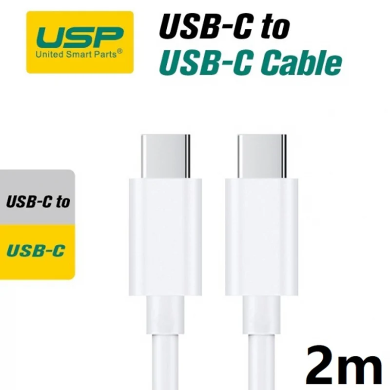 USB-C to USB-C 60W Fast-Charging Cable 2M