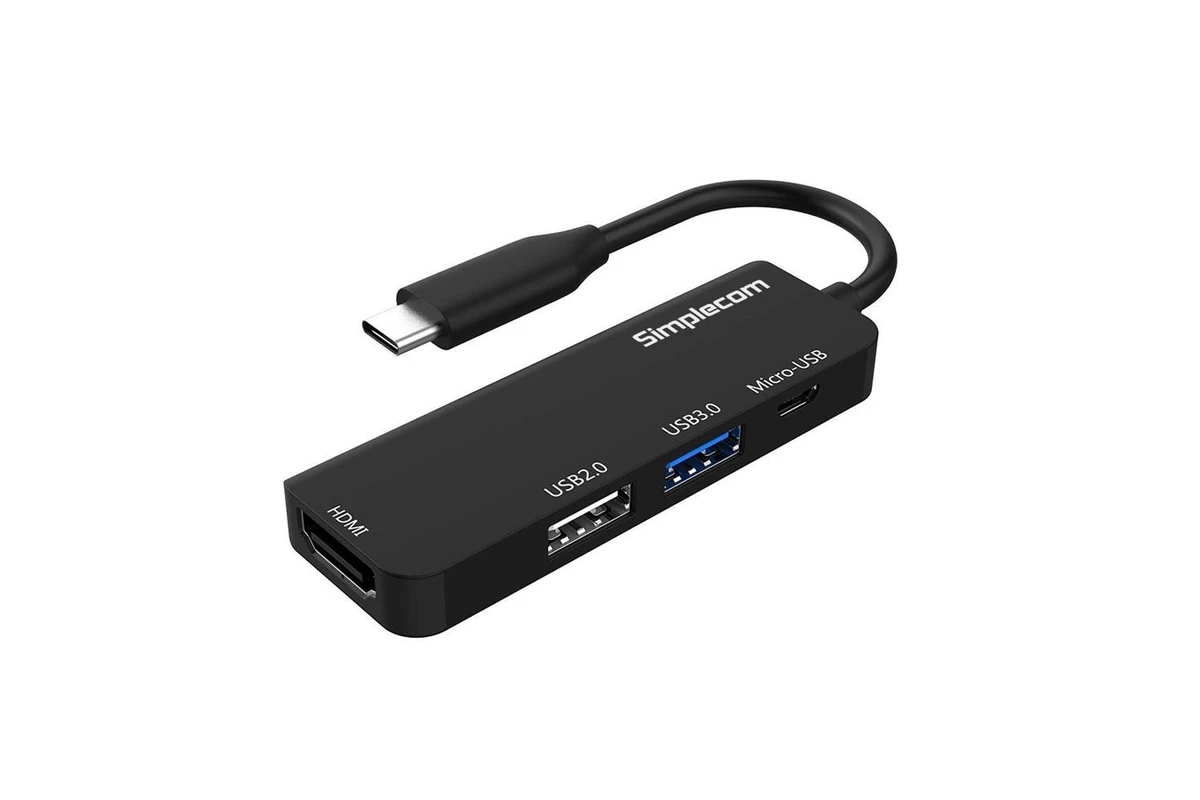 Simplecom USB Type C to HDMI 4in1 Hub