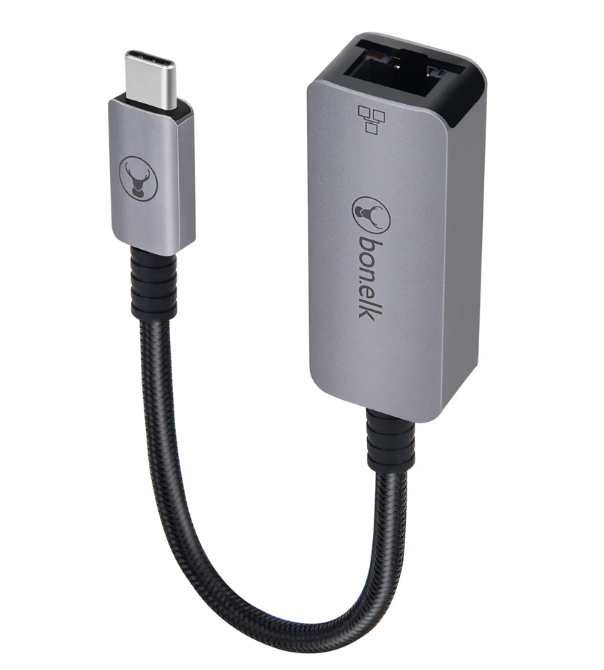 Bonelk USB-C to Gigabit Ethernet Adapter