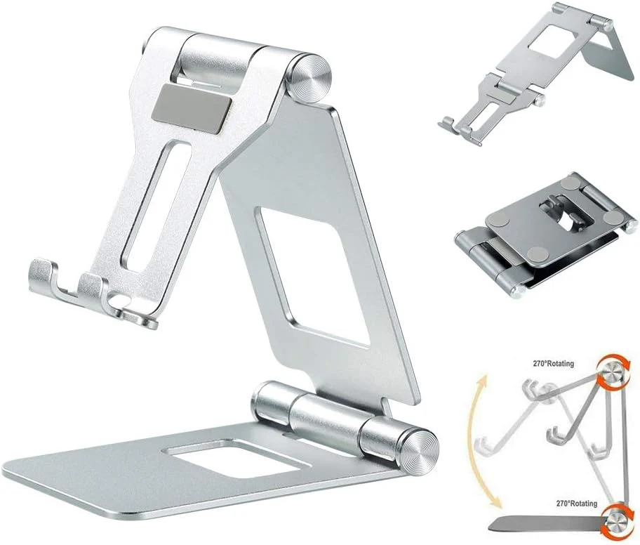 [1131] Foldable Aluminum Phone/Tablet Stand