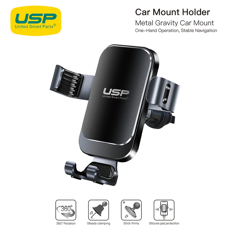 [3501] 2-in-1 Gravity Activated 360 Car Phone Holder