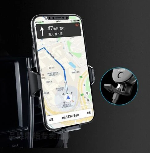 [3506] Gravity Activated Car Air-Vent Mount 360 Phone Holder 15W Wireless Charger