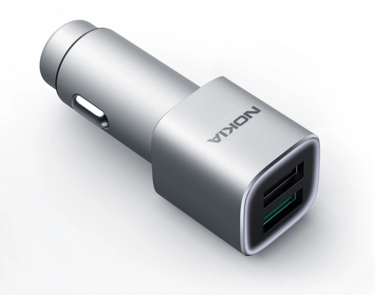 [3019] Nokia Double USB Quick Charge 3.0 Compatibile Car Charger