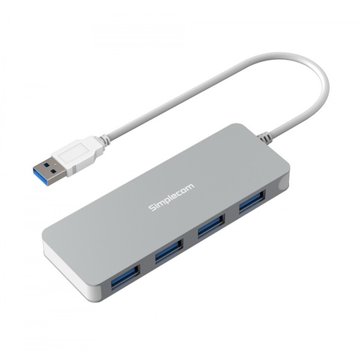 [3025] Simplecom 4 Port Slim Alimunium USB 3.0 Hub